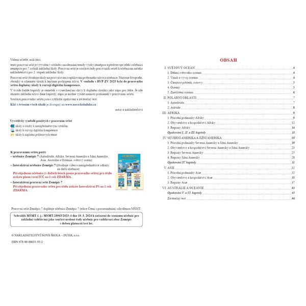 Zeměpis 7 - pracovní sešit, Čtení s porozuměním