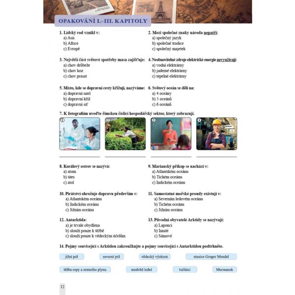 Zeměpis 7 - pracovní sešit, Čtení s porozuměním