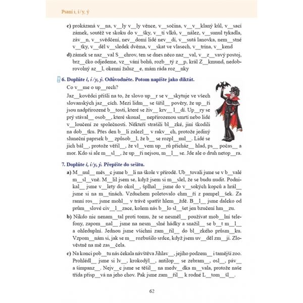 Český jazyk 7 – učebnice, Čtení s porozuměním