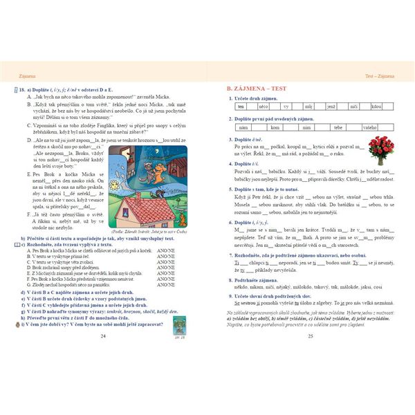 Český jazyk 7 – učebnice, Čtení s porozuměním