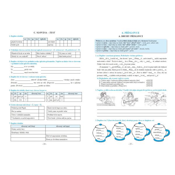 Procvičujeme češtinu v 7. ročníku - pracovní sešit, Čtení s porozuměním