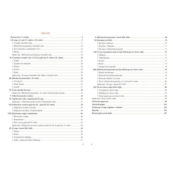 Dějepis 8 - Novověk, Čtení s porozuměním - učebnice