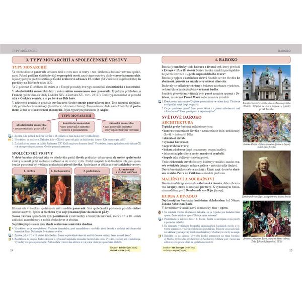 Dějepis 8 - Novověk, Čtení s porozuměním - učebnice