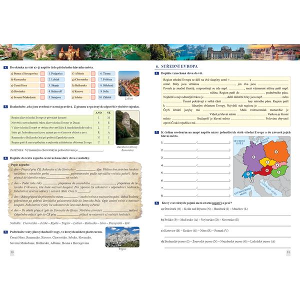 Zeměpis 8 - 1. díl Evropa - pracovní sešit, Čtení s porozuměním