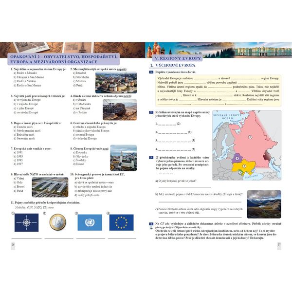 Zeměpis 8 - 1. díl Evropa - pracovní sešit, Čtení s porozuměním
