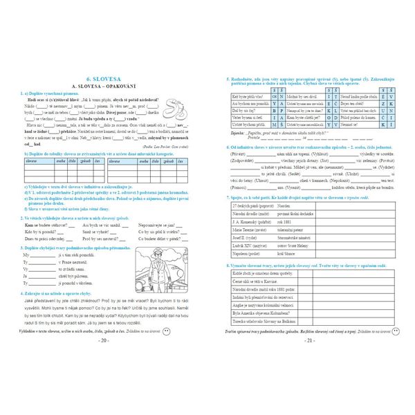 Procvičujeme češtinu v 8. ročníku - pracovní sešit, Čtení s porozuměním