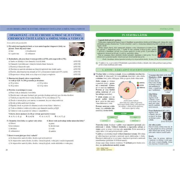 Chemie 8 - Úvod do obecné a anorganické chemie, Čtení s porozuměním - učebnice