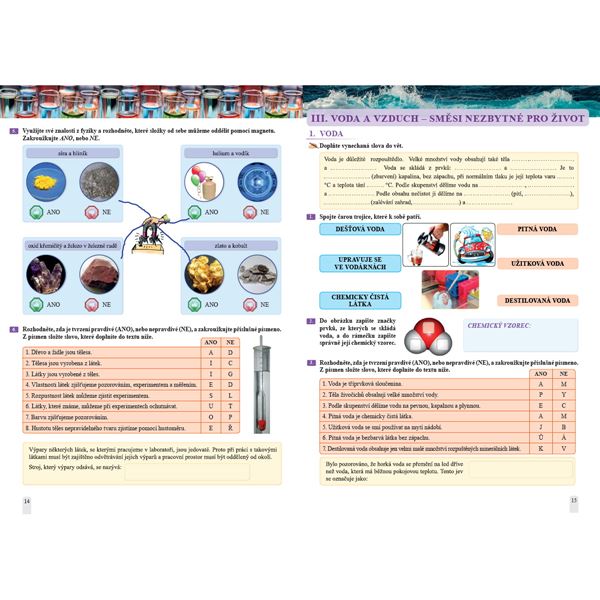 Chemie 8 - Úvod do obecné a anorganické chemie, pracovní sešit, Čtení s porozuměním
