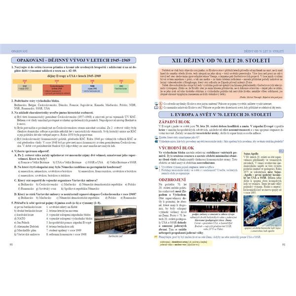 Dějepis 9 - Moderní Dějiny, Čtení s porozuměním - učebnice