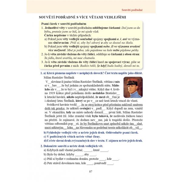 Český jazyk 9 – učebnice, Čtení s porozuměním