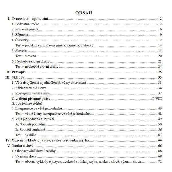 Procvičujeme češtinu v 9. ročníku - pracovní sešit, Čtení s porozuměním