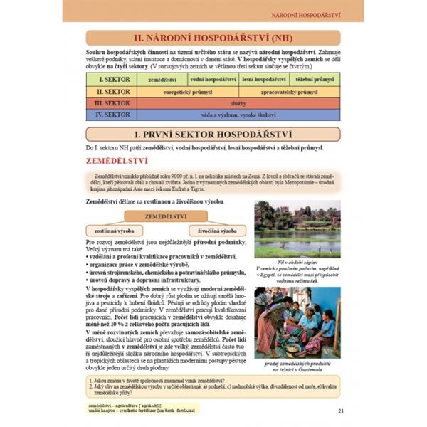 Zeměpis 9 - Lidé a hospodářství - učebnice