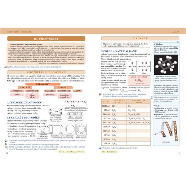 Chemie 9 - Úvod do organické chemie, biochemie a dalších chemických oborů, Čtení s porozuměním - učebnice