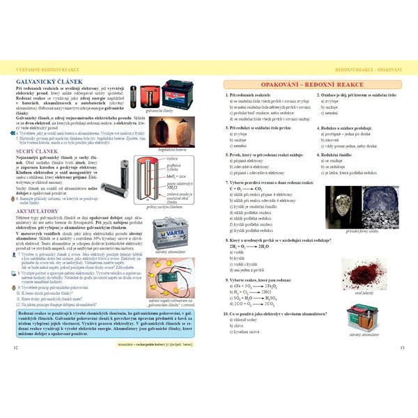 Chemie 9 - Úvod do organické chemie, biochemie a dalších chemických oborů, Čtení s porozuměním - učebnice