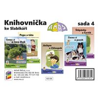 Knihovnička ke Slabikáři AMOS - sada 4 (Čteme si o řece Dyji, Pepa a táta...)