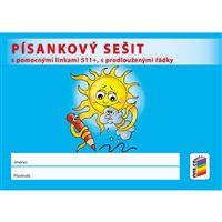 Písankový sešit s pomocnými linkami 511+