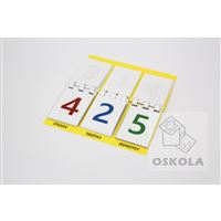 Knížečka počítadlo čísla 1-999