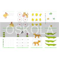 Grafomotorická cvičení - zvířátka