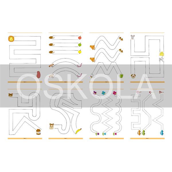 Hrátky s fixou - cestičky