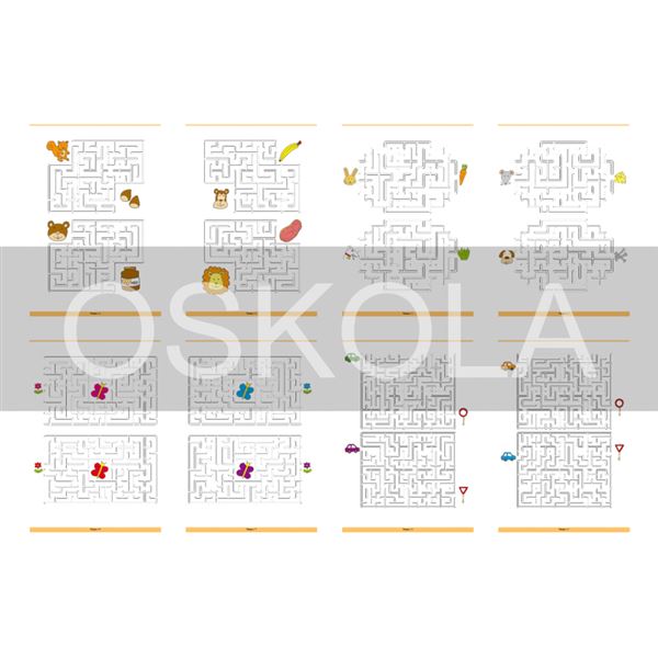 Hrátky s fixou - bludiště