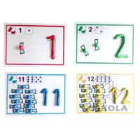 Čísla - předlohy k plastelíně