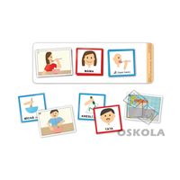 Tvoření vět s obrázky – Slovesa