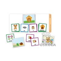 Tvoření vět s obrázky – Předložky