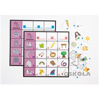 Pozice hlásky ve slově - Logopedické tabulky