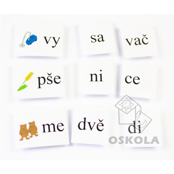 Čtení s uzavřenou slabikou 2