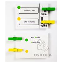 Velká a malá písmena s kolíčky