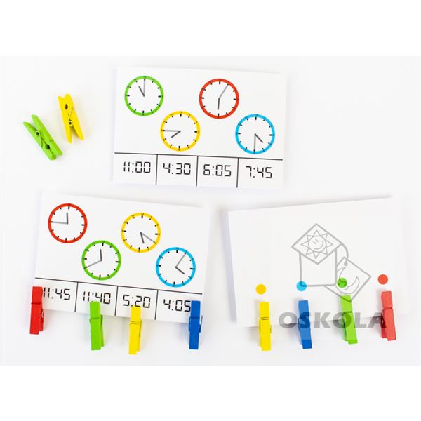 Učíme se hodiny s kolíčky