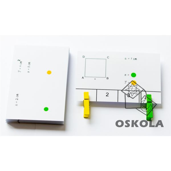 Obvod a obsah s kolíčky