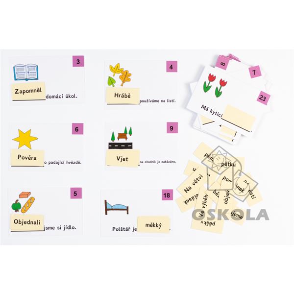 Doplňování vět - bě, pě, vě, mě