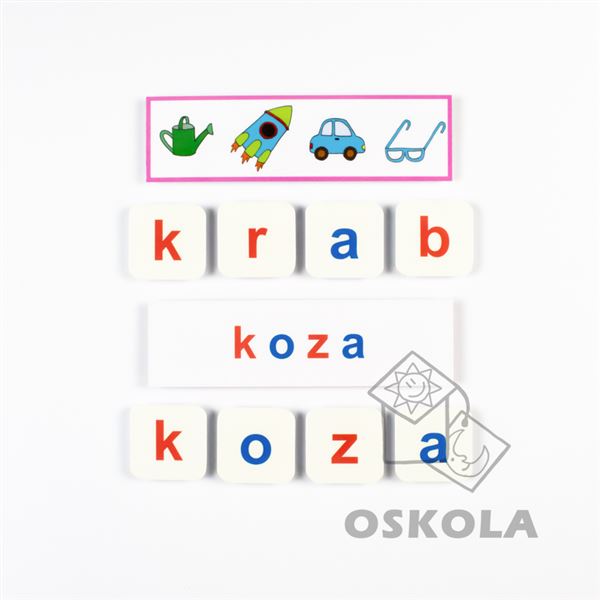 Montessori Skrytá slova 2