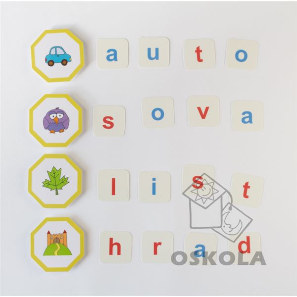 Montessori Skládání slov 2