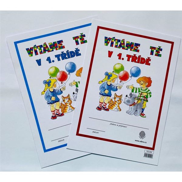 Vítáme tě v 1. třídě - modrá