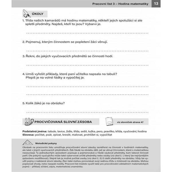 Žák s odlišným mateřským jazykem v české škole 3 – Matematika 