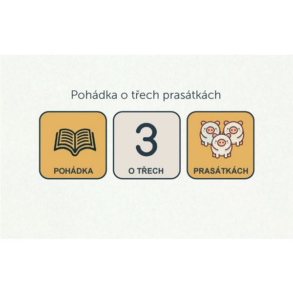 O třech prasátkách