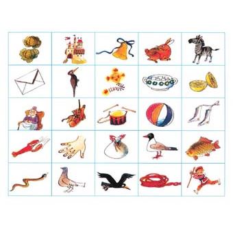 Obrázková skládací abeceda k Českému slabikáři