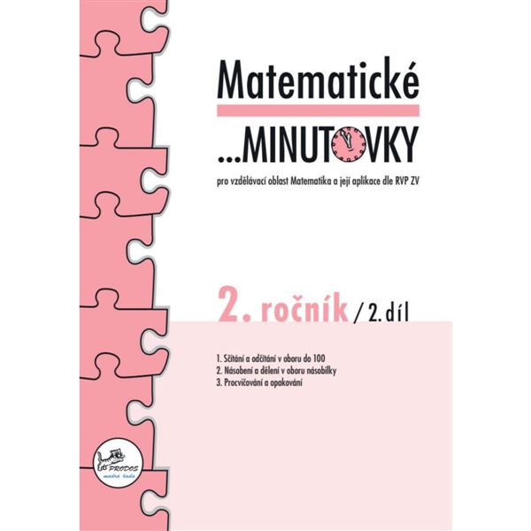 Matematické ...minutovky pro 2. ročník – 2. díl