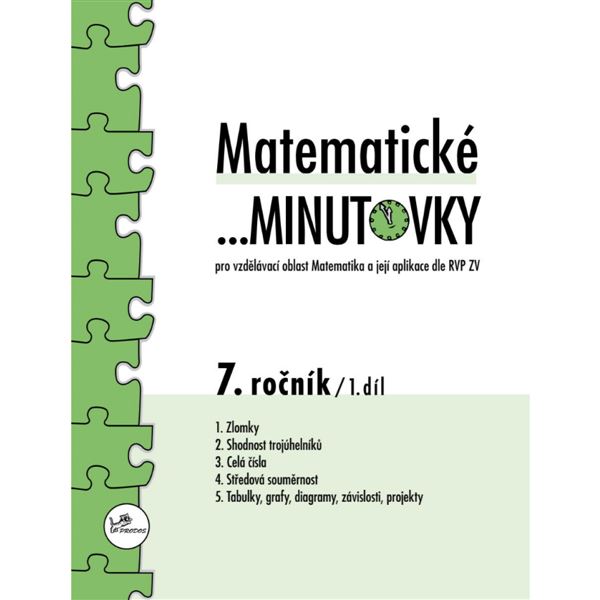 Matematické ...minutovky 7. ročník – 1. díl