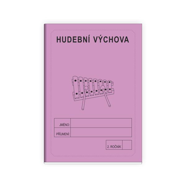 Hudební výchova 2 - školní sešit FIALOVÁ
