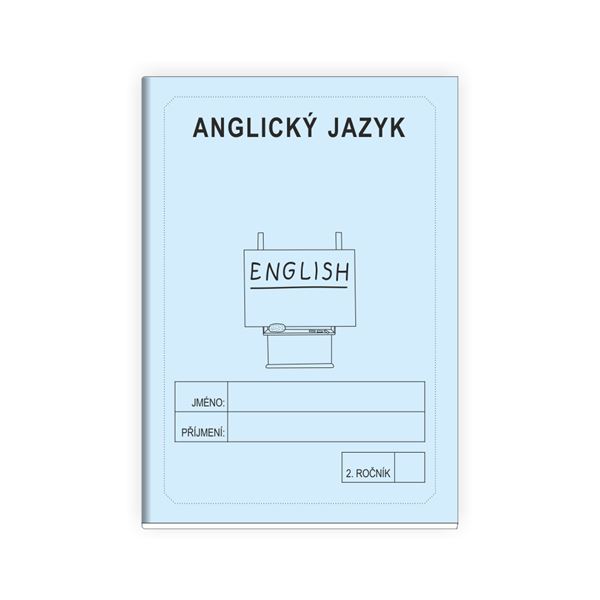 Anglický jazyk 2 - školní sešit MODRÁ