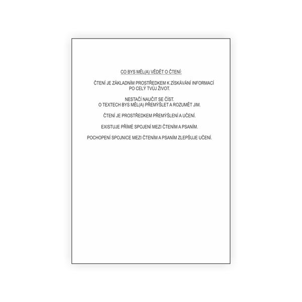 Píšeme o čtení 3 MODRÁ