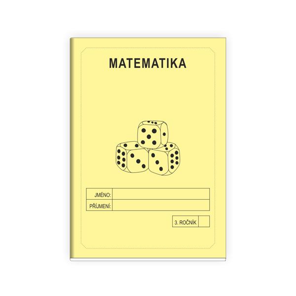 Školní sešit Matematika 3 ŽLUTÁ