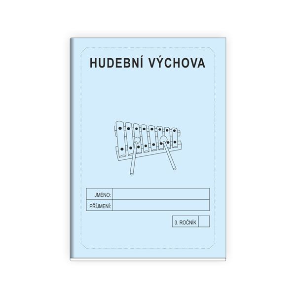  Hudební výchova 3 - školní sešit MODRÁ