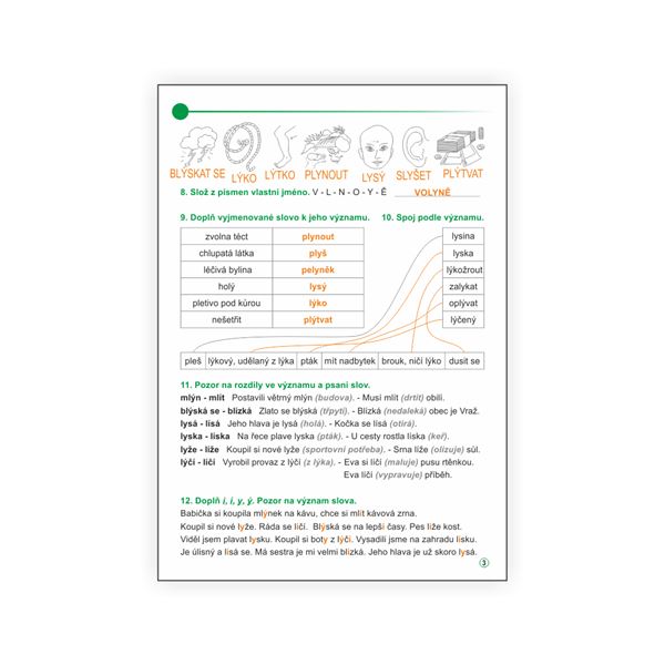 Český jazyk 3 druhý díl - klíč