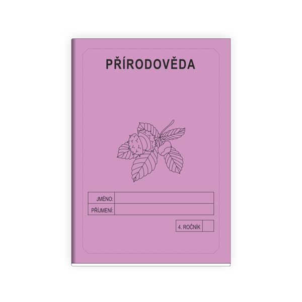 Školní sešit Přírodověda 4 FIALOVÁ