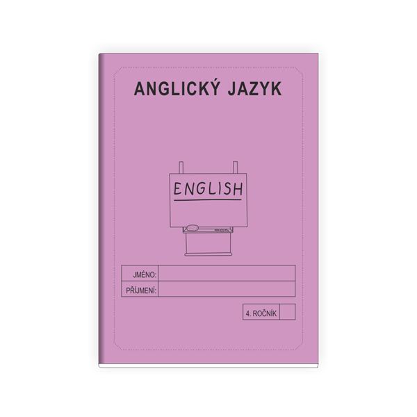  Anglický jazyk 4 - školní sešit FIALOVÁ