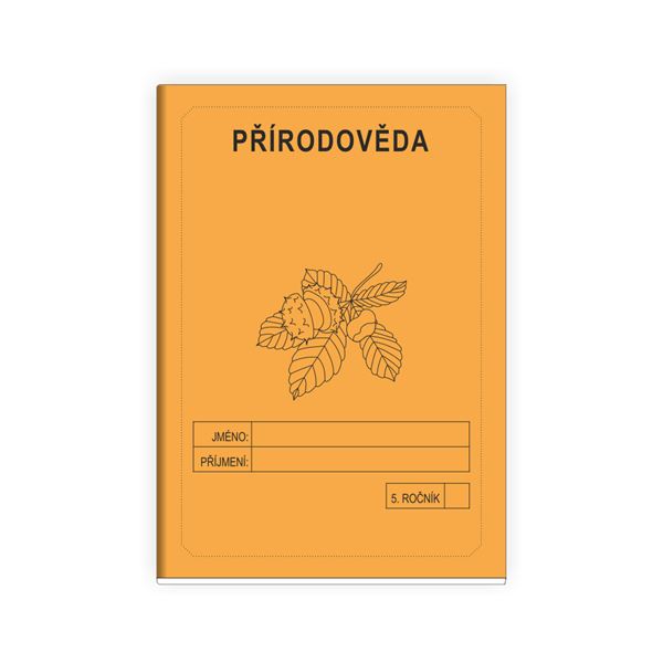 Školní sešit Přírodověda 5 ORANŽOVÁ